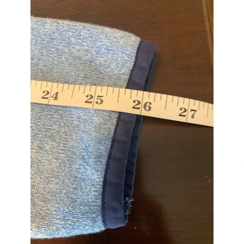 J.Crew Authentic Fleece Medium Light Blue‎ Lightweight Sweatshirt Pullover